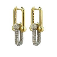 Золоті сережки Артикул GS-02-ERS019G-10