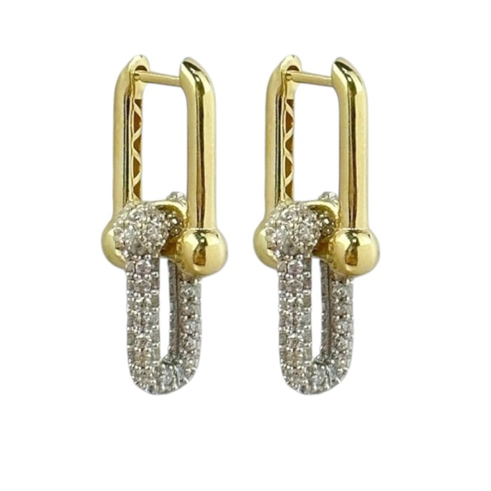 Золоті сережки Артикул GS-02-ERS019G-10