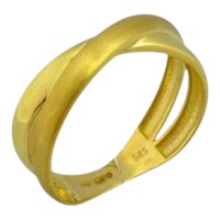 Золота каблучка Артикул GS-01-RingCRT17G Розмір 18.0