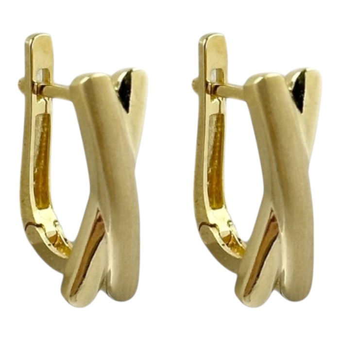 Золоті сережки Артикул GS-02-ERSCRT17G