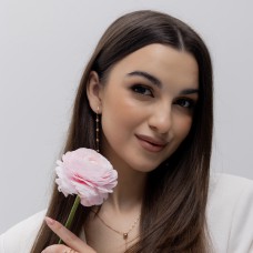 Золоті сережки з кульками Артикул 210166