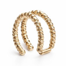 Золота сережка каффа Артикул 210219_1