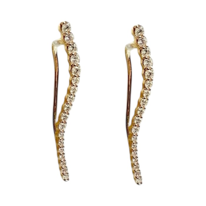 Золоті сережки каффи Артикул 211493