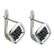 Срібні сережки. Артикул 1267С(Ф2).Rh