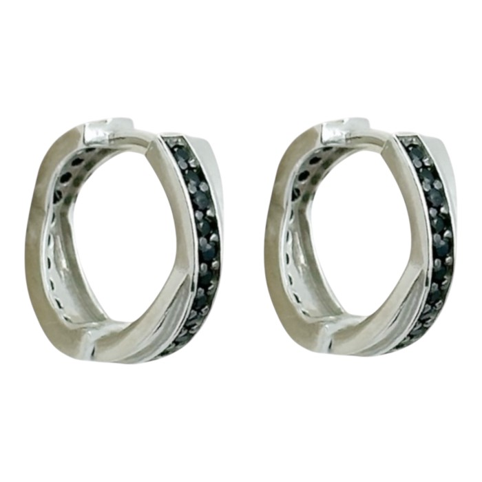 Срібні сережки. Артикул 707С(Ф2).Rh