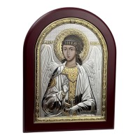 Срібна ікона Ангел-Охоронець. Артикул Ar5-172 (19.5*25 см)