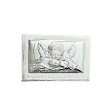 Срібна ікона Ангел. Артикул 6540/2 (7,5*10 см)