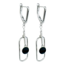 Срібні сережки Артикул 520939чб
