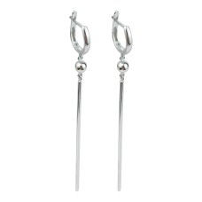 Золоті сережки з білого золота Артикул 2005019102