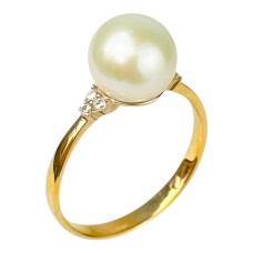 Золота каблучка з перлиною Артикул 1191562101