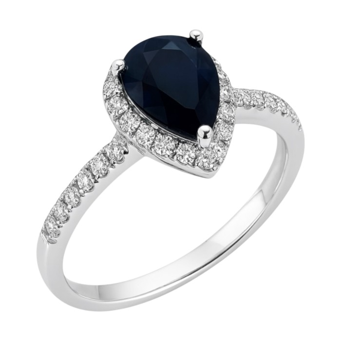 Золота каблучка з білого золота та діамантами Розмір 17  Артикул 12545