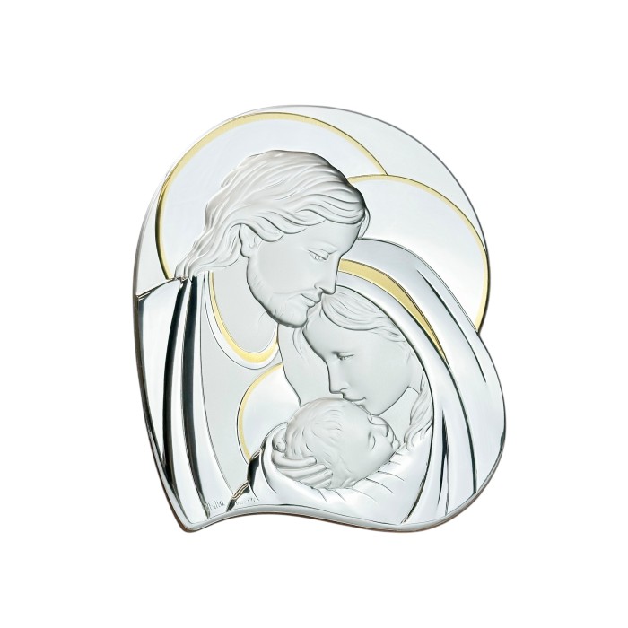 Срібна ікона Свята Родина 452639 (18*21 см)