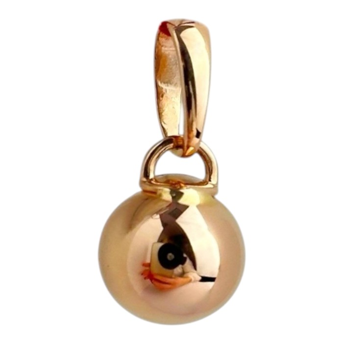 Золота підвіска з кулькою Артикул 130317