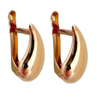 Золоті сережки "Каплі"Артикул 470663