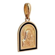 Золота ладанка "Богородиця" Артикул 140231Е