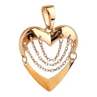 Золота підвіска "Ланцюжок кохання" Артикул 130314