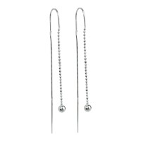 Срібні сережки протяжки Артикул 520845