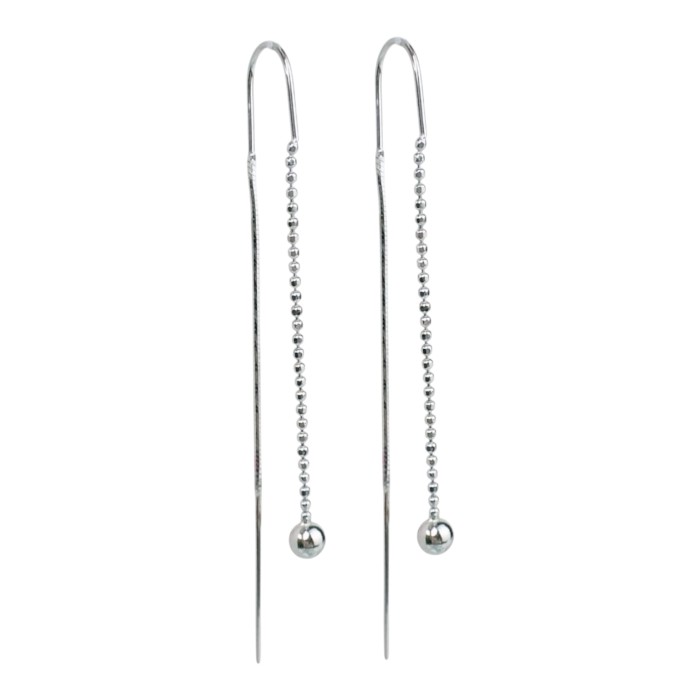 Срібні сережки протяжки Артикул 520845