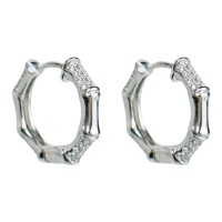 Срібні сережки кільця Артикул 9520408б