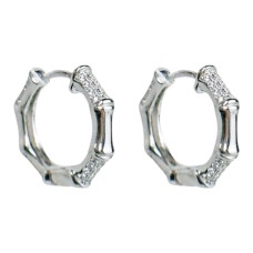 Срібні сережки кільця Артикул 9520408б