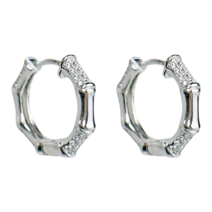 Срібні сережки кільця Артикул 9520408б