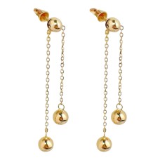 Золоті сережки "Баланс" Артикул: 580142