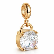 Золота підвіска з фіанітом Артикул  3112492101