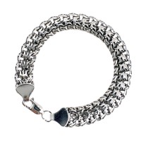 Срібний браслет Артикул 47бч Розмір 22,0