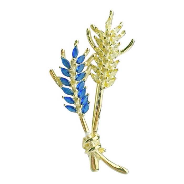 Србіна брошка" Колосок" Артикул 590043сж