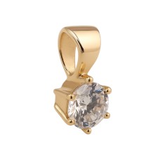 Золота підвіска з вставкою цирконію Артикул 311846