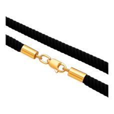 Шовковий золотий шнурок. Довжина 50 см . Артикул 5000100690
