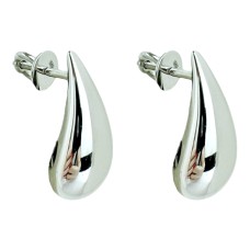 Золоті сережки каплі з білого золота Артикул  2011682102