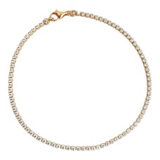 Золотий браслет з фіанітами Артикул  4112417101 .0