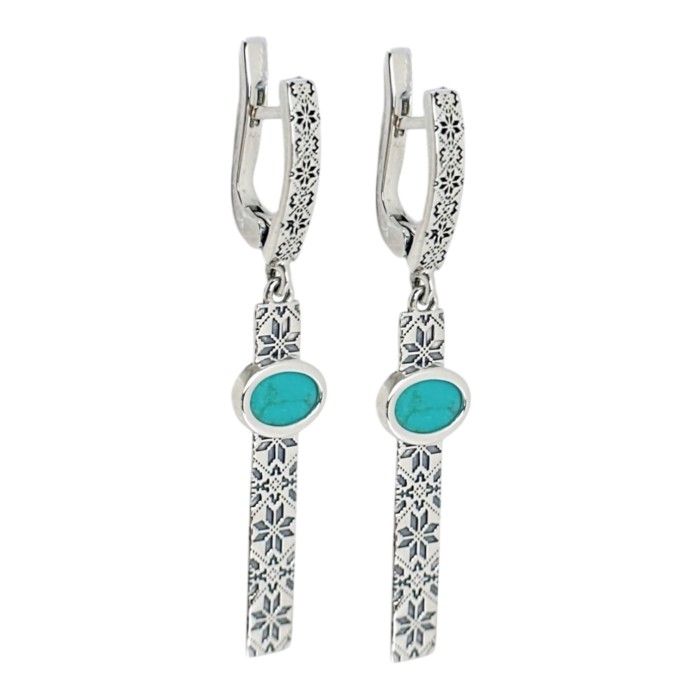 Срібні сережки Артикул 1445б