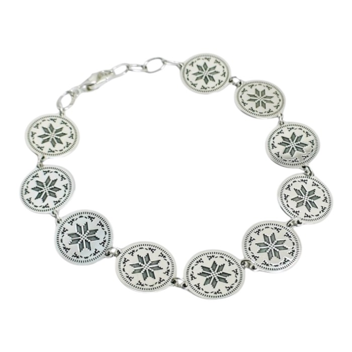 Срібний браслет. Артикул 1387