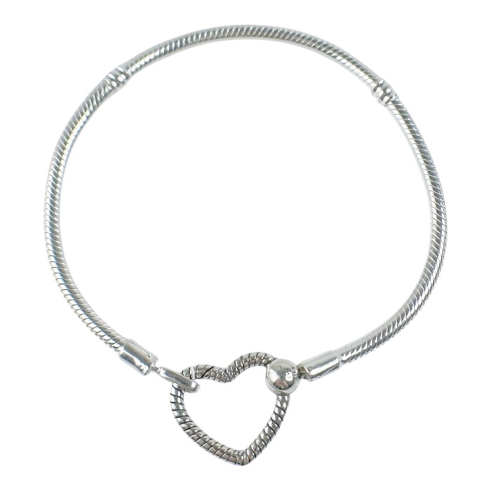 Срібний браслет для намистин "Пандора" Артикул 5307БНРБ