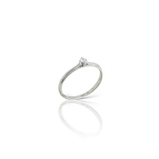 Золота каблучка з діамантом  Артикул 740304В