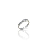 Золота каблучка з діамантом Розмір 17 Артикул 750791В