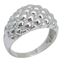 Срібна каблучка з фіанітами Розмір 18 Артикул CH-01-R050-10