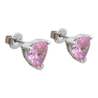 Срібні сережки з фіанітом Артикул GS-02-E055S-46