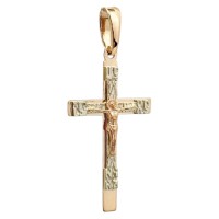 Золотий хрестик з розп'яттям Артикул 210245