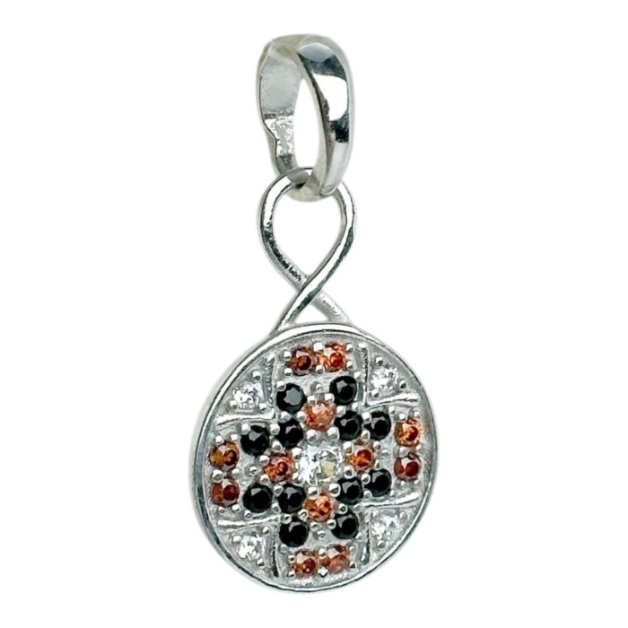Срібна підвіска з фіанітами Артикул А303