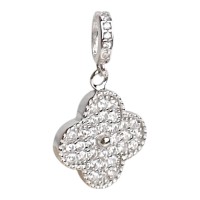 Срібна підвіска з фіанітами Артикул R180