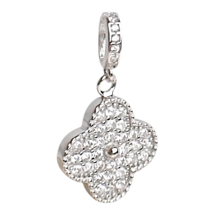 Срібна підвіска з фіанітами Артикул R180