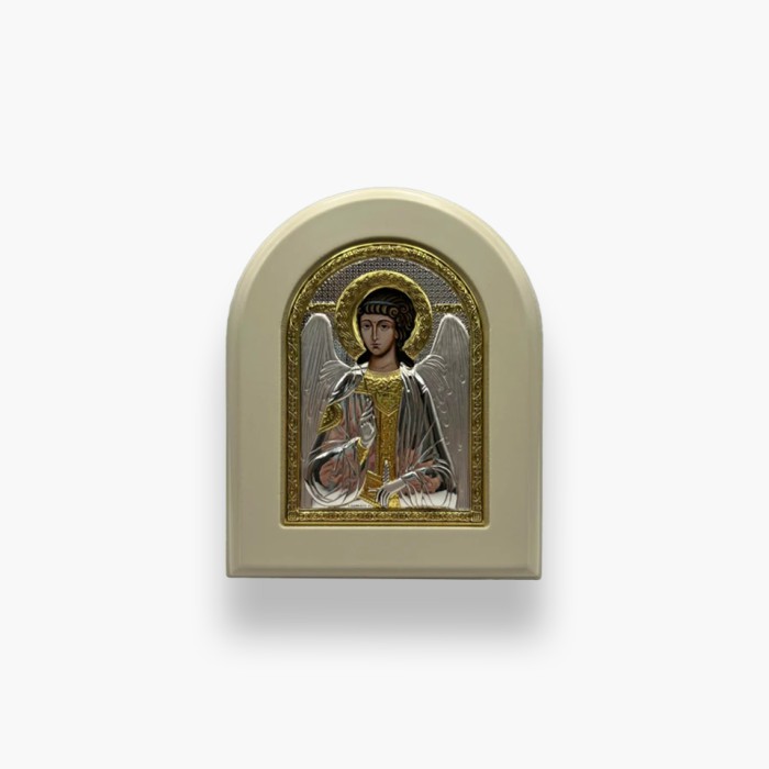 Срібна ікона «Янгол Охоронець». Артикул  AUGUSTIN Aw3-172