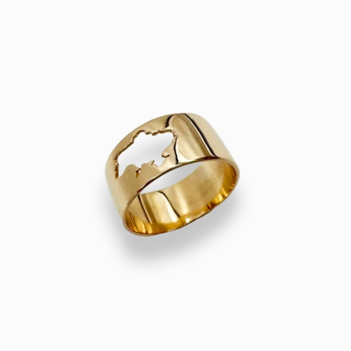 Золота каблучка Карта України Розмір 18,5 Артикул 2003