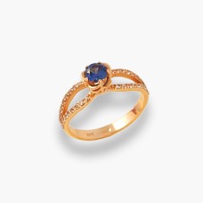 Золота каблучка з Сапфірами   Артикул К110800