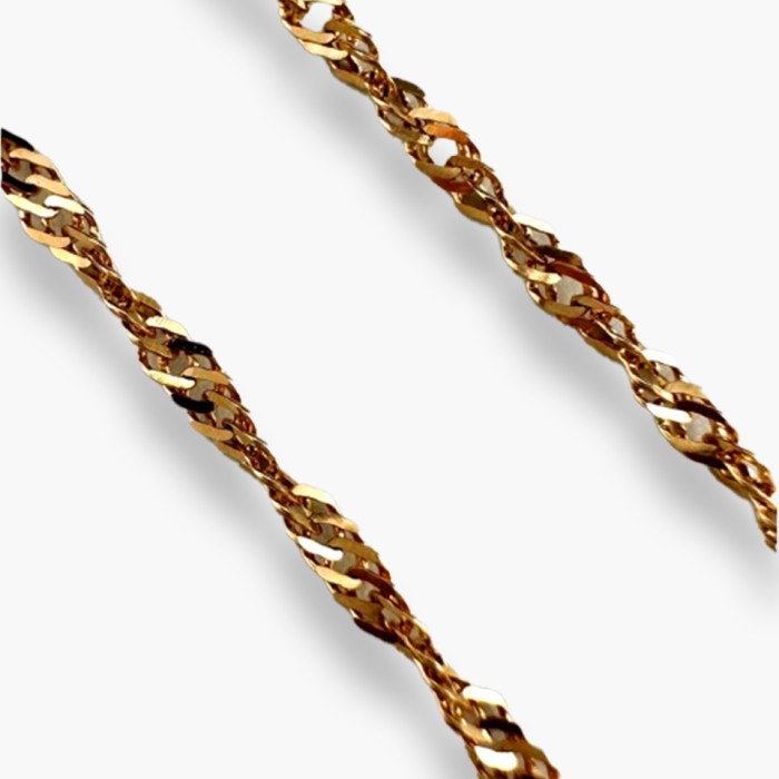 Золотий ланцюжок. Довжина 45 см . Артикул  50127202551