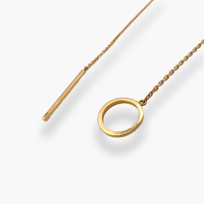 Золоте кольє. Довжина 55 см . Артикул  200003