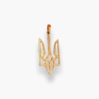 Золота підвіска "Тризуб" .  Артикул  3-2100